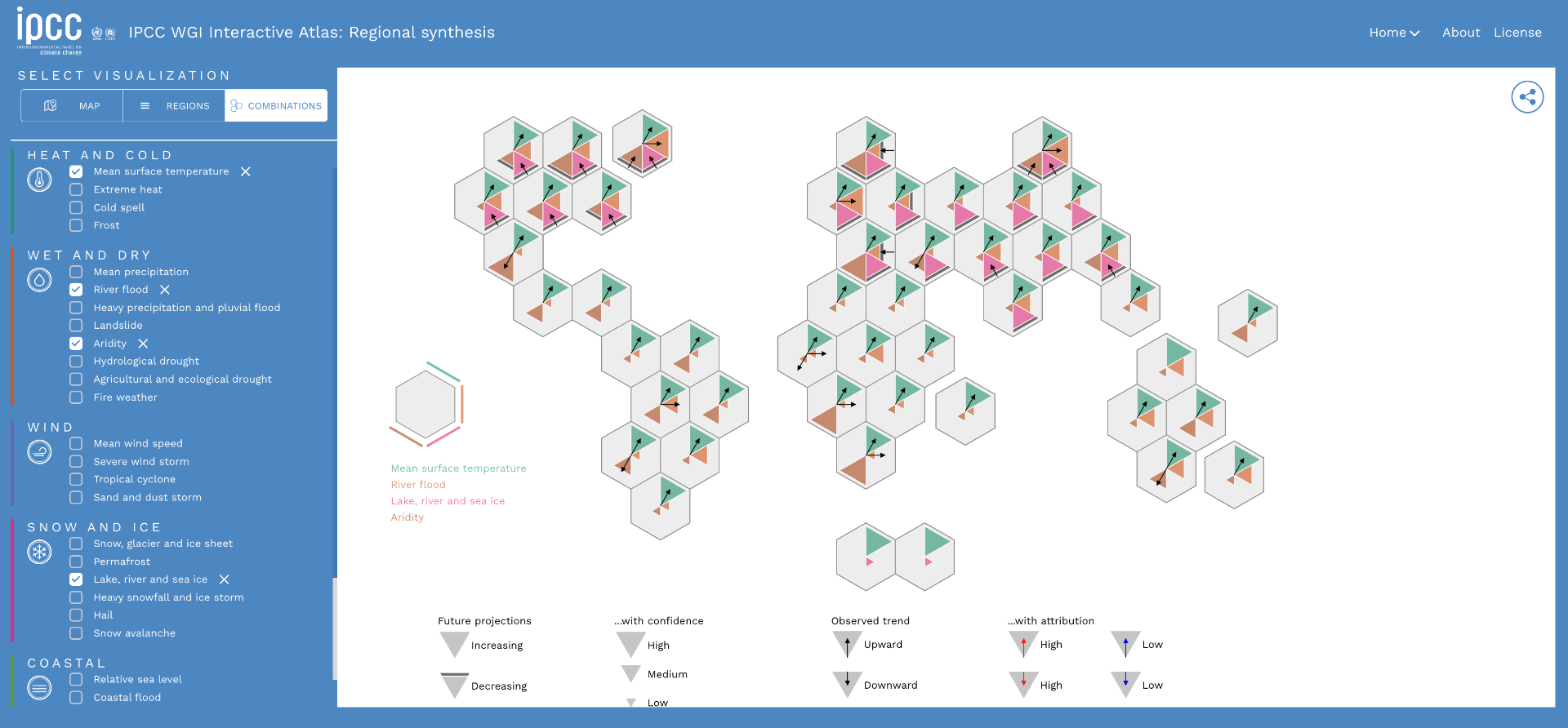 IPCC WGI Interactive Atlas — Regional synthesis
